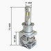 H3 (5000К) Prime-X MINI комплект світлодіодних ламп (2 шт.)
