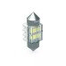 Світлодіодна лампа Philips 11860CU31B1 C5W LED Ultinon Pro3100 Festoon 12V SV8.5 WHITE 30 mm