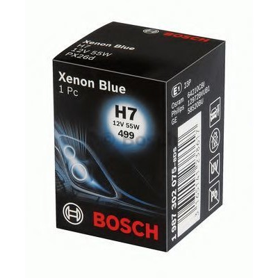 Галогеновая лампа BOSCH Xenon Blue H7 55W 12V PX26d (1987302075)