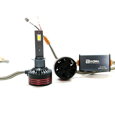 Комплект світлодіодних ламп M8 PRO H1 (P14,5s) 55W Canbus 6000K 12000Lm 12/24V