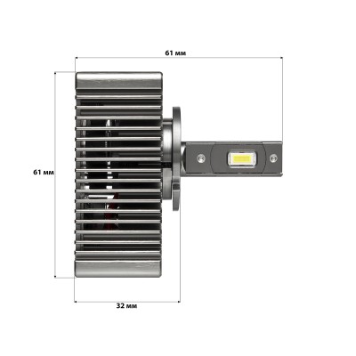 Комплект светодиодных ламп StarLight D5S 90W/set 6000K 12000lm