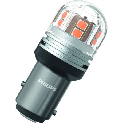 Комплект світлодіодних ламп PHILIPS 11499AU70X2 PY21/5W LED Ultinon Pro7000 BAY15d AMBER 12/24V