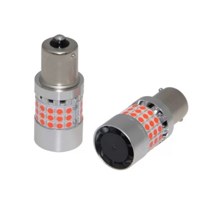 Габарити LED 1156 (P21W) Red CANBUS BA15S (2шт)