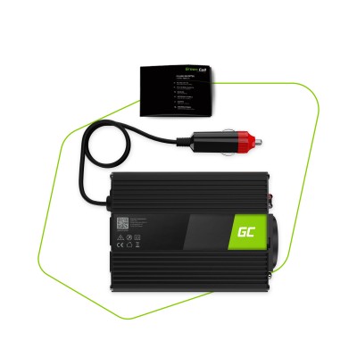 Преобразователь напряжения Green Cell 12V to 230V 150W/300W