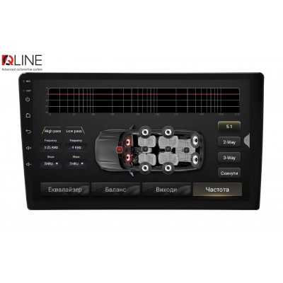 Автомагнітола Qline AMR-96128P11PRO Android 10 6/128 9''