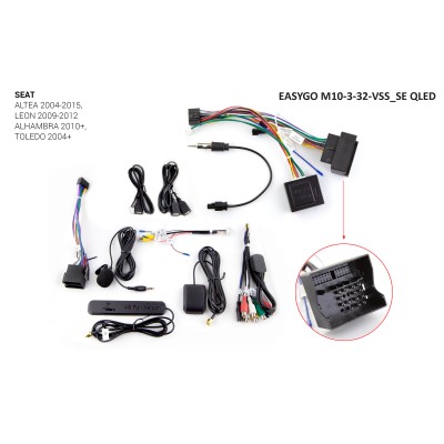 Штатное головное устройство EasyGo M10-3-32-VSS_SE QLED Seat