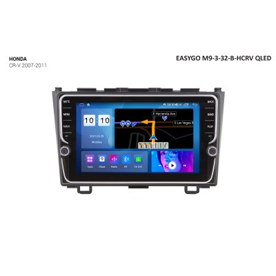Штатная автомагнитола EasyGo M9-3-32-B-HCRV QLED Honda CR-V 2007-2011