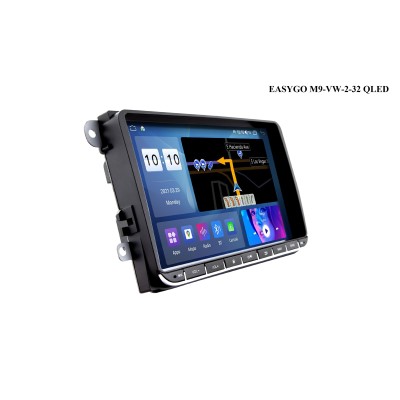 Универсальное головное устройство EasyGo M9-VW-2-32 QLED Volkswagen Universal