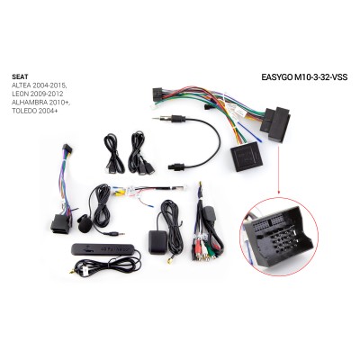 Штатна автомагнітола EasyGo M10-3-32-VSS_SEAT
