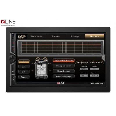 Мультимедиа 2-DIN Qline DinoPro DSP 9010 Android 10 4/64 OLED