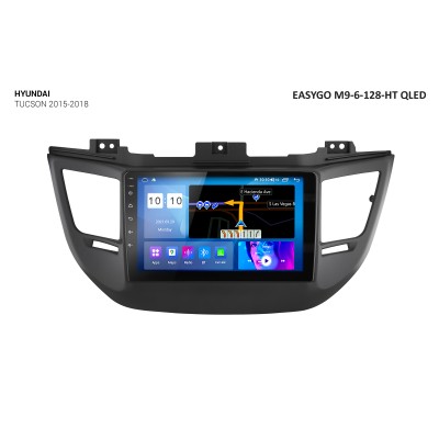 Штатное головное устройство EasyGo M9-6-128-HT QLED Hyundai Tucson