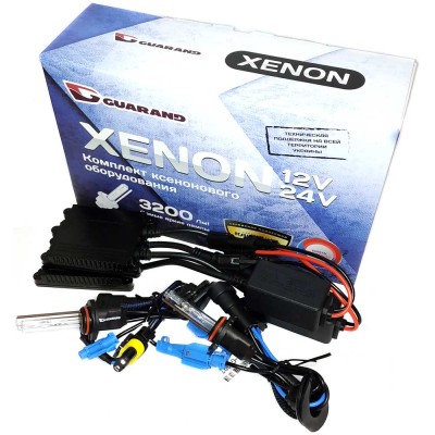 Комплект ксенону Guarand DC 35w 12v HB3 (9005)/H10 6000k