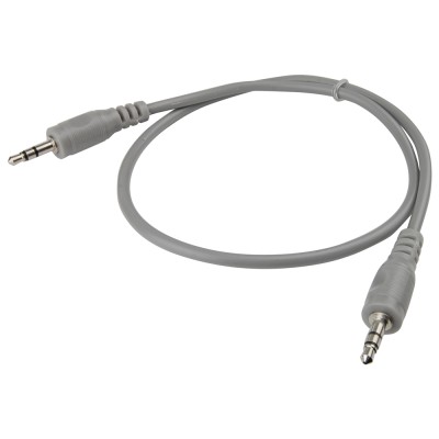 AUX кабель Jack 3.5 мм - 0.5 м сірий AWM 110-05