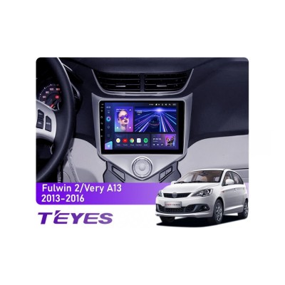 Штатна магнітола Teyes CC3 6+128 Gb 360° Chery Fulwin 2, Very A13 2013-2016 9"