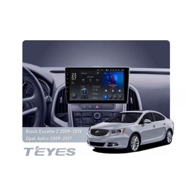 Штатна магнітола Teyes X1 2+32 Gb Wi-Fi Buick Excelle 2 2009-2015, Opel Astra J 2009-2017 9"