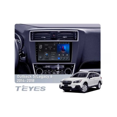 Штатна магнітола Teyes X1 2+32 Gb Wi-Fi Subaru Outback 5 2014-2018, Legacy 6 2014-2017 9"