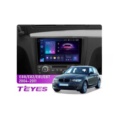 Штатна магнітола Teyes CC3 2k 6+128 Gb 360° BMW 1 E88 E82 E81 E87 2004-2011 (A) 9"
