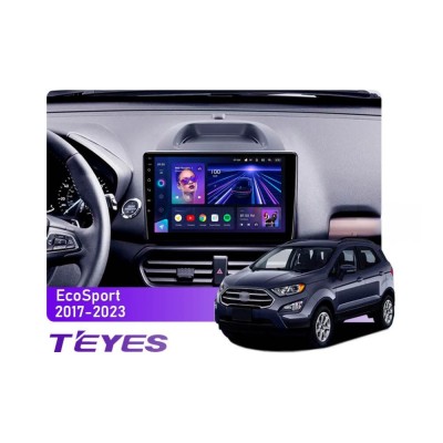 Штатна магнітола Teyes CC3 6+128 Gb Ford EcoSport 2017-2023 10"