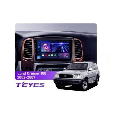 Штатна магнітола Teyes CC3 6+128 Gb Toyota Land Cruiser LC 100-B 2002-2007 (C) 10"