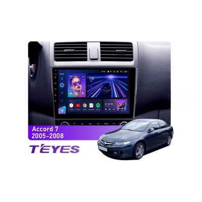 Штатна магнітола Teyes CC3 6+128 Gb Honda Accord 7 CM UC CL 2005-2008 10"