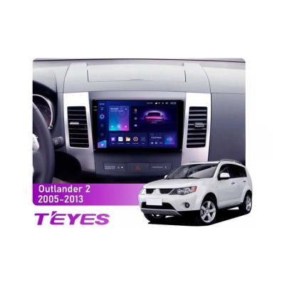 Штатна магнітола Teyes CC3 2k 4+64 Gb Mitsubishi Outlander 2 CW0W 2005-2011 (B) 9"
