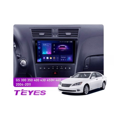Штатна магнітола Teyes CC3 2k 4+64 Gb Lexus GS 3 300 350 400 430 450H 460 2004-2011 9"