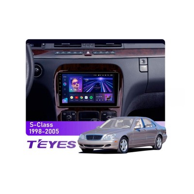 Штатна магнітола Teyes CC3 4+64 Gb Mercedes-Benz S-Class W220 VV220 1998-2005 9"