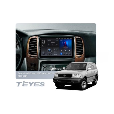 Штатна магнітола Teyes X1 2+32 Gb Wi-Fi Toyota Land Cruiser LC 100-A 2002-2007 (C) 9"