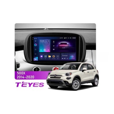 Штатна магнітола Teyes CC3 2k 4+32 Gb Fiat 500X 2014-2020 9"