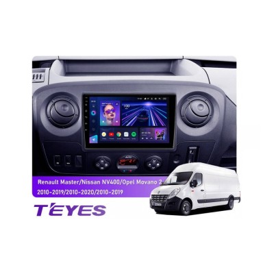 Штатна магнітола Teyes CC3 4+64 Gb для Renault Master 2010-2019 / Nissan NV400 2010-2020 / Opel Movano 2 2010-2019 (F1) 10"