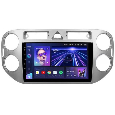Штатна магнітола Teyes CC3 6+128 Gb 360° Volkswagen Tiguan 1 NF 2006-2017 (B) silver 9"
