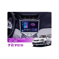 Штатна магнітола Teyes CC3 2k 6+128 Gb 360° Chery Fulwin 2, Very A13 2013-2016 9"