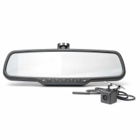 Зеркало заднего вида со встроенным Full HD видеорегистратором и камерой Prime-X S400