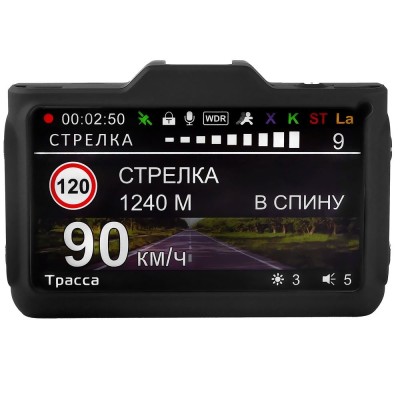Комбіноване пристрій Playme P570 3 в 1 - радар-детектор-GPS-інформатор(SpeedCAM)-відеореєстратор (00000013081)