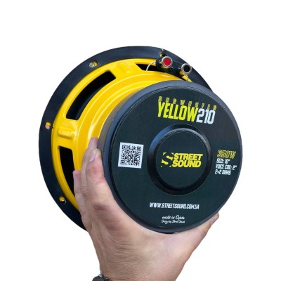 Сабвуфер Street Sound YELLOW210 (2+2 Ом)