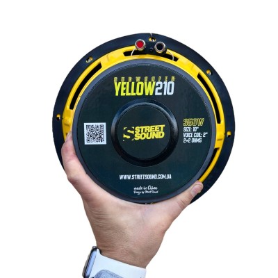 Сабвуфер Street Sound YELLOW210 (2+2 Ом)