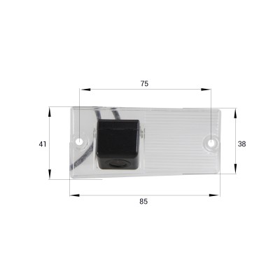 Камера заднього виду Falcon HS8056-AHD Cube Kia Sportage 2008-2012