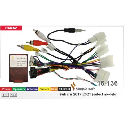 Перехідник для магнітол 9", 10.1" Subaru Carav 16-136