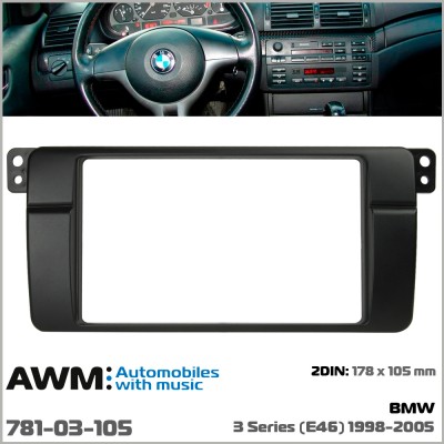 Перехідна рамка AWM BMW 3, E46 (781-03-105)