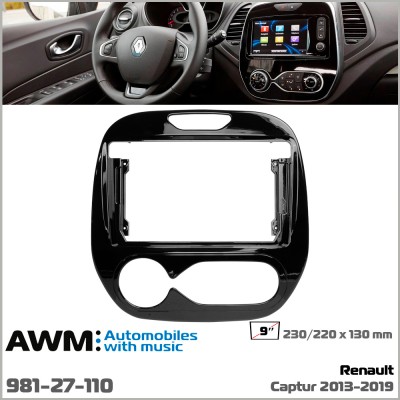 Перехідна рамка AWM Renault Captur (981-27-110)