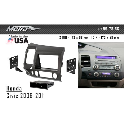 Перехідна рамка Metra Honda Civic (99-7816G)