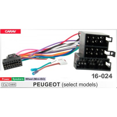 Перехідник для магнітол 9", 10.1" Peugeot Carav 16-024