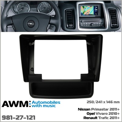 Перехідна рамка Renault Trafic, Opel Vivaro, Nissan Primastar AWM 981-27-121