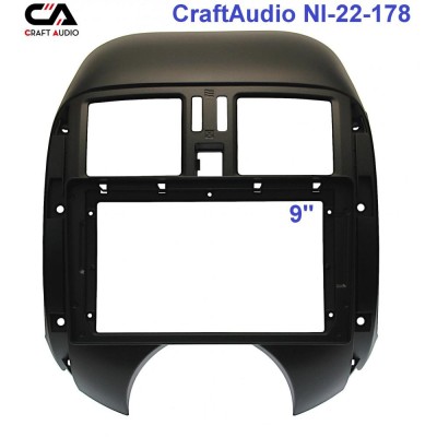 Рамка переходная CraftAudio NI-22-178 NISSAN Almera/Sunny 2011-2014 9"