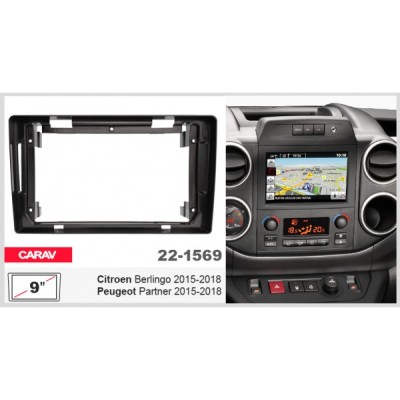 Переходная рамка Citroen Berlingo, Peugeot Partner Carav 22-1569