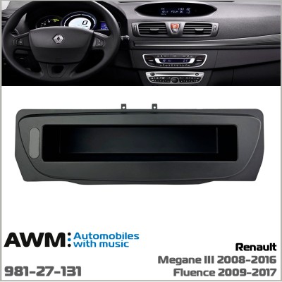 Переходная рамка AWM Renault Megane III, Fluence (981-27-131)