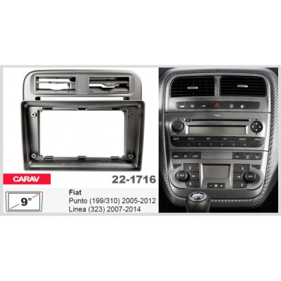 Переходная рамка Carav Fiat Punto, Linea (22-1716)