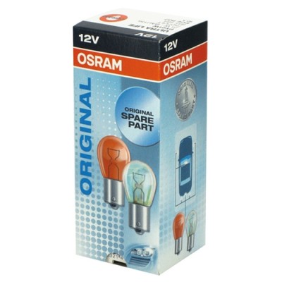 Галогенна лампа OSRAM 7507 PY21W 12V BAU15s 10X5 Amber