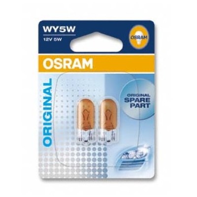 Галогенна лампа OSRAM 2827-02B WY5W 12V W2,1X9,5D 10X2 Blister