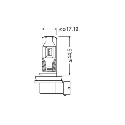LED лампа OSRAM 67219CW LEDriving FL H8/H11/H16 8.2 W 12V 6000K